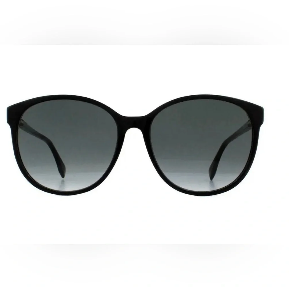 FENDI Sunglasses FF 0412/S 0807 90 Black Frame Grey Shaded Lenses 58mm BNWT